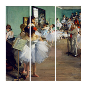 Edgar Degas - The Dance Class Triptych
