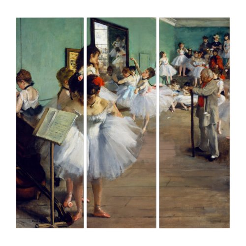 Edgar Degas _ The Dance Class Triptych