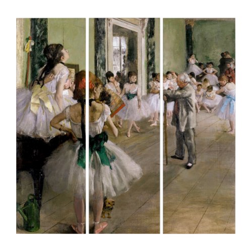 Edgar Degas _ The Dance Class Triptych