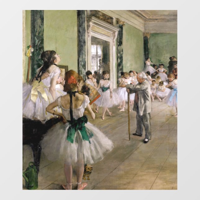 Edgar Degas - The Dance Class Wall Decal (Front)
