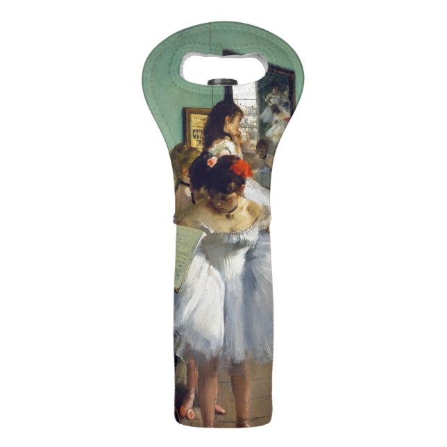 Edgar Degas - The Dance Class Wine Bag (Front)