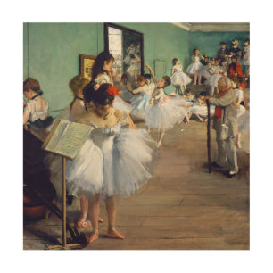 Edgar Degas - The Dance Class Wood Wall Art