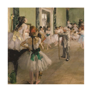 Edgar Degas - The Dance Class Wood Wall Art