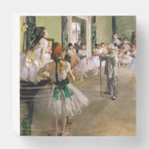 Edgar Degas The Dance Class Wooden Box Sign
