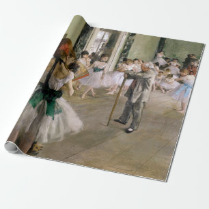 Edgar Degas - The Dance Class Wrapping Paper