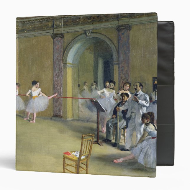 Edgar Degas | The Dance Foyer 3 Ring Binder (Front/Inside)