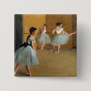 Edgar Degas The Dance Foyer at the Opera Button
