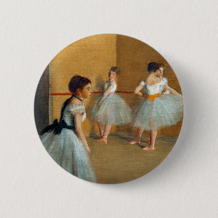 Edgar Degas The Dance Foyer at the Opera Button