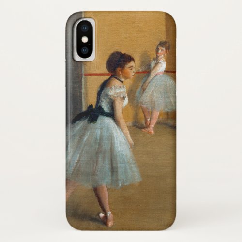 Edgar Degas The Dance Foyer at the Opera iPhone X Case