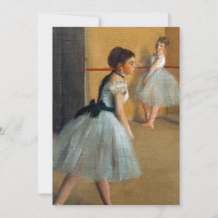 Edgar Degas The Dance Foyer at the Opera Invitation