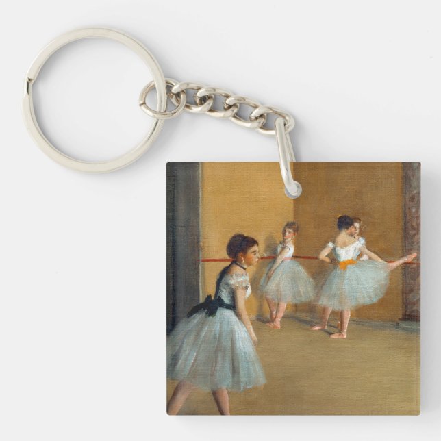 Edgar Degas The Dance Foyer at the Opera Keychain (Front)