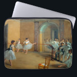 Edgar Degas The Dance Foyer at the Opera Laptop Sleeve<br><div class="desc">Laptop Sleeve featuring Edgar Degas’ oil painting The Dance Foyer at the Opera on the Rue Le Peletier (1872). Ballet dancers prepare before their performance. A perfect gift for fans of Impressionism and French art!</div>