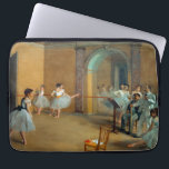 Edgar Degas The Dance Foyer at the Opera Laptop Sleeve<br><div class="desc">Laptop Sleeve featuring Edgar Degas’ oil painting The Dance Foyer at the Opera on the Rue Le Peletier (1872). Ballet dancers prepare before their performance. A perfect gift for fans of Impressionism and French art!</div>