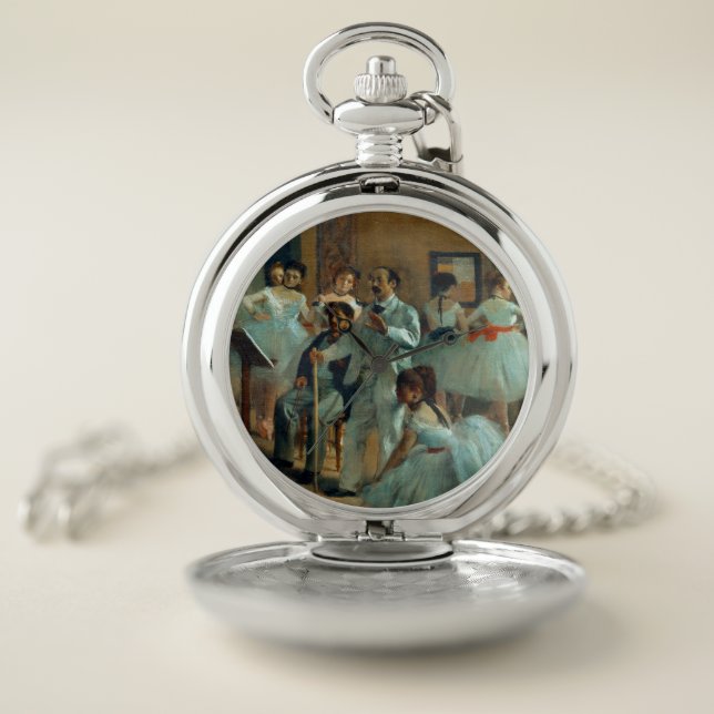 Edgar Degas The Dance Foyer at the Opera Pocket Watch (Inside)