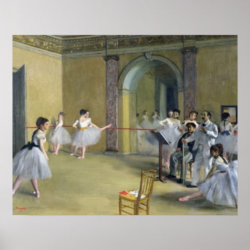 Edgar Degas  The Dance Foyer at the Opera Poster