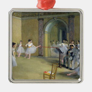 Edgar Degas The Dance Foyer Metal Ornament