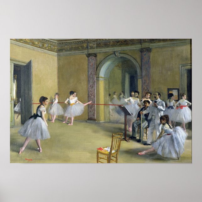 Edgar Degas | The Dance Foyer Poster (Front)