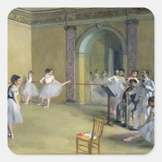 Edgar Degas | The Dance Foyer Square Sticker