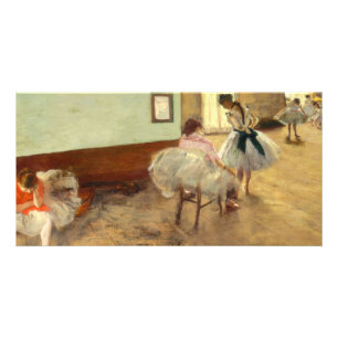 Edgar Degas The Dance Lesson Card