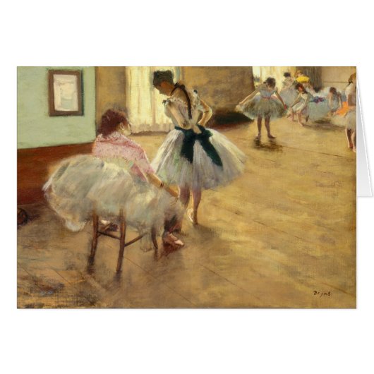 Edgar Degas The Dance Lesson Cards (Front Horizontal)