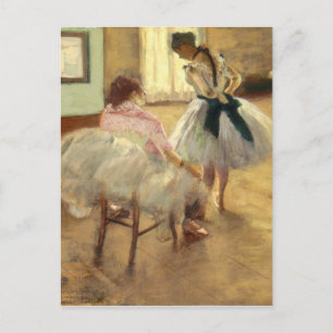 Edgar Degas The Dance Lesson Postcard