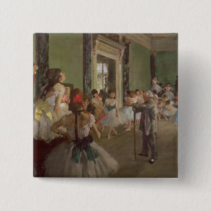 Edgar Degas   The Dancing Class, c.1873-76 Button