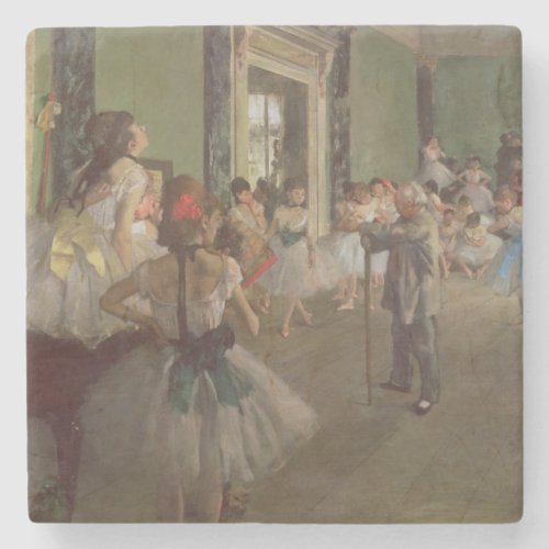 Edgar Degas  The Dancing Class c1873_76 Stone Coaster