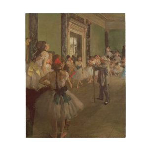 Edgar Degas   The Dancing Class, c.1873-76 Wood Wall Art