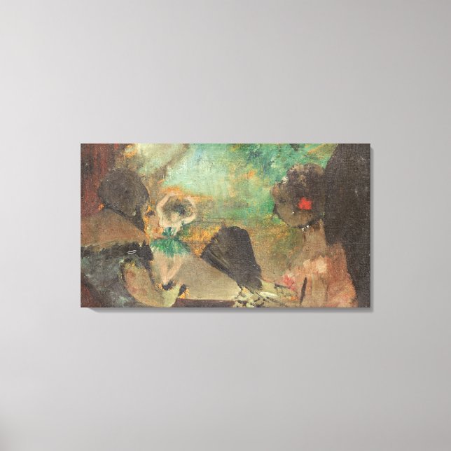 Edgar Degas | The Loge, c.1883 Canvas Print (Front)