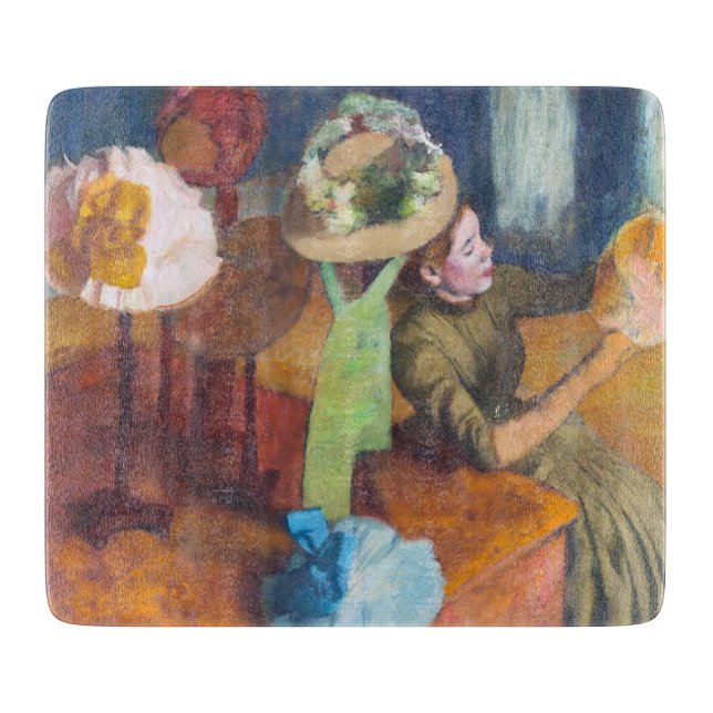Edgar Degas - The Millinery Shop Cutting Board (Front)