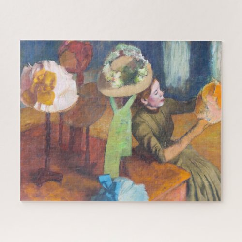 Edgar Degas _ The Millinery Shop Jigsaw Puzzle