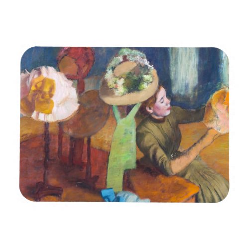 Edgar Degas _ The Millinery Shop Magnet