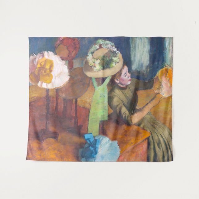 Edgar Degas - The Millinery Shop Tapestry (Front (Horizontal))