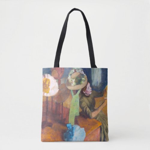 Edgar Degas _ The Millinery Shop Tote Bag