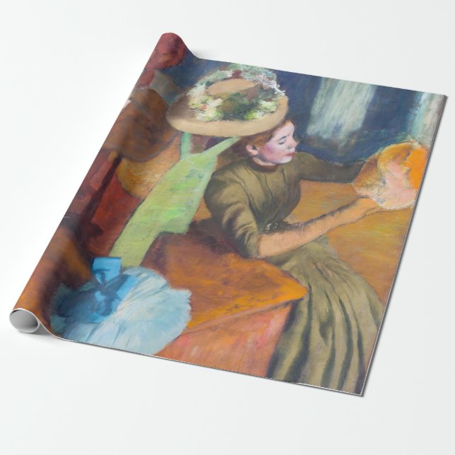 Edgar Degas - The Millinery Shop Wrapping Paper (Unrolled)