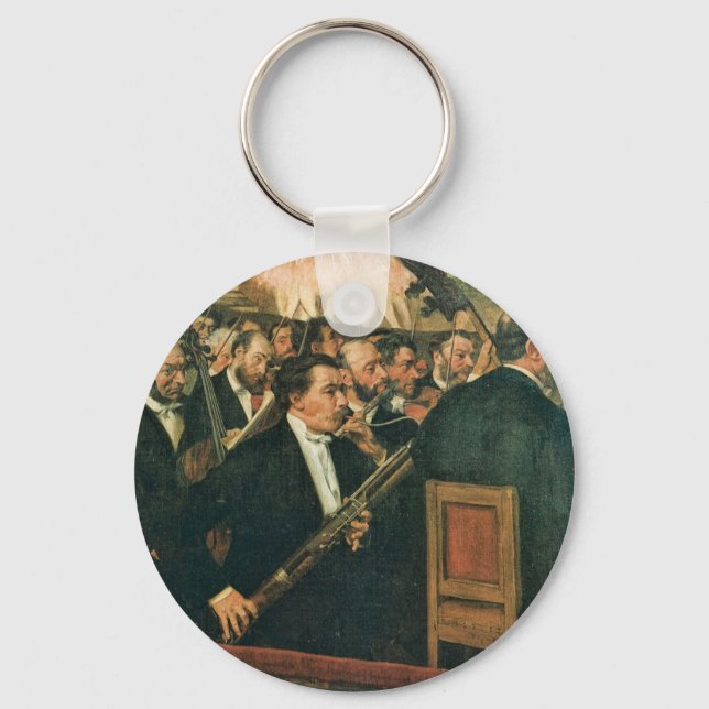 Edgar Degas The Orchestra of the Opera Keychain (Front)