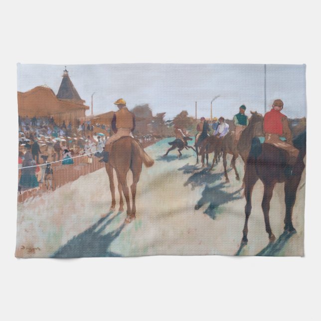 Edgar Degas - The Parade Kitchen Towel (Horizontal)