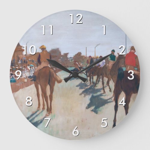 Edgar Degas _ The Parade Large Clock