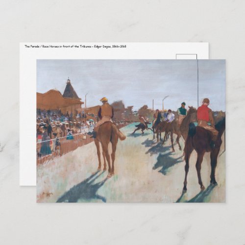 Edgar Degas _ The Parade Postcard