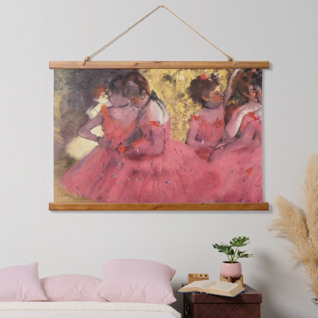 Edgar Degas The Pink Dancers  Hanging Tapestry (Bedroom)