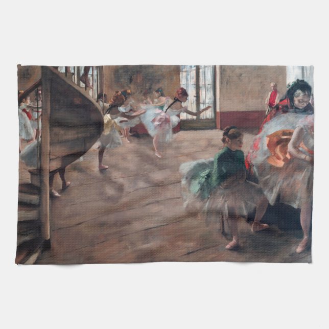 Edgar Degas - The Rehearsal Kitchen Towel (Horizontal)