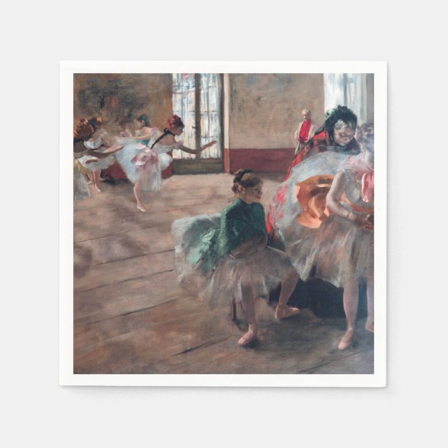 Edgar Degas - The Rehearsal Napkins (Front)