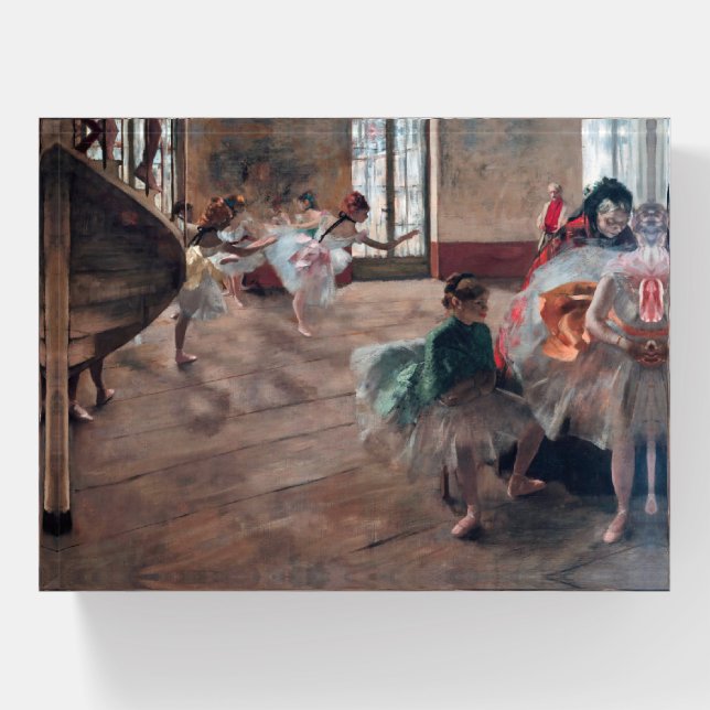 Edgar Degas - The Rehearsal Paperweight (Front)