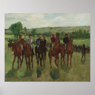 Edgar Degas The Riders Poster