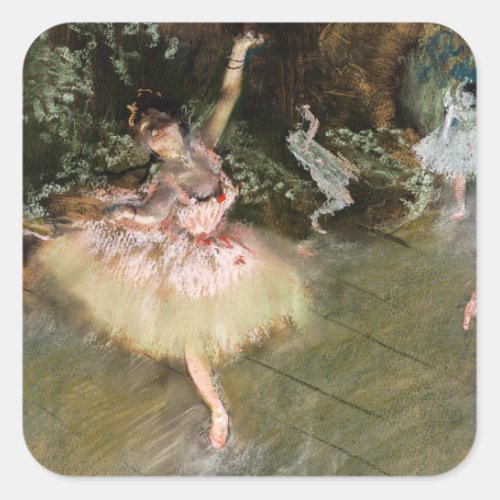 Edgar Degas _ The Star 1878 Square Sticker