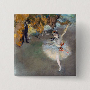 Edgar Degas - The Star / Dancer on the Stage Button