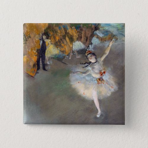 Edgar Degas _ The Star  Dancer on the Stage Button