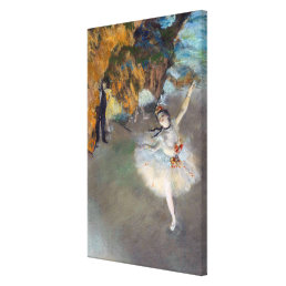 Edgar Degas - The Star / Dancer on the Stage Canvas Print