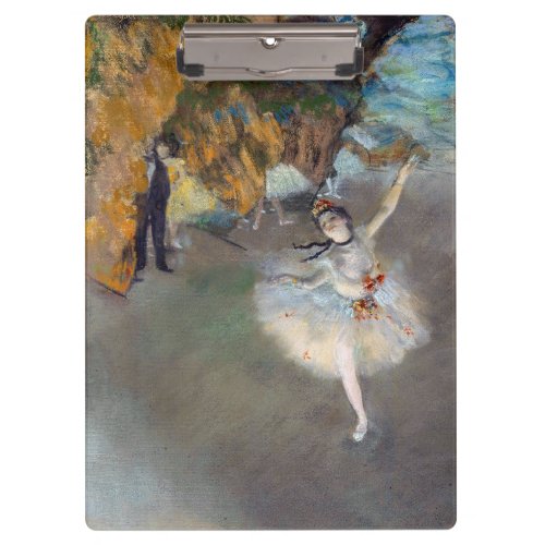 Edgar Degas _ The Star  Dancer on the Stage Clipboard