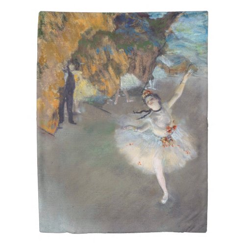 Edgar Degas _ The Star  Dancer on the Stage Duvet Cover
